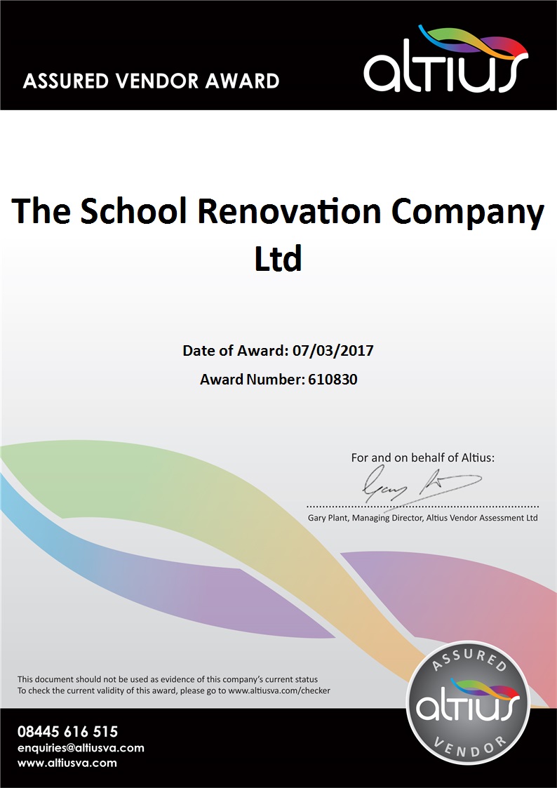 Altius Assured Vendor Award